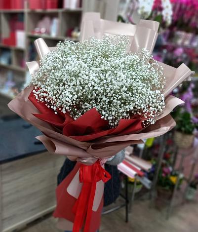 Букет цветов из: Гипсофила в Новомарковке