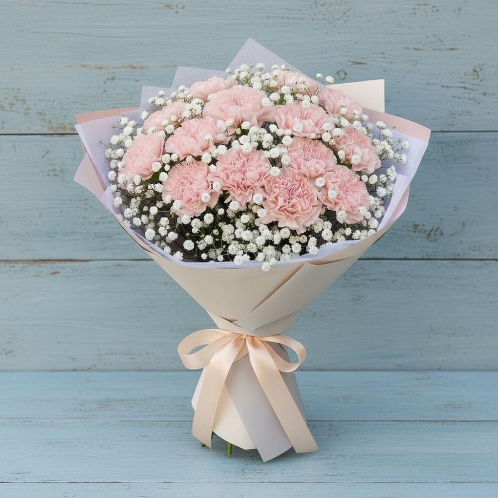 Букет цветов из: Гвоздики в Новомарковке