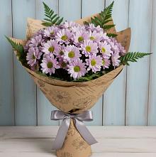 Букет цветов из:  Хризантемы в Новомарковке