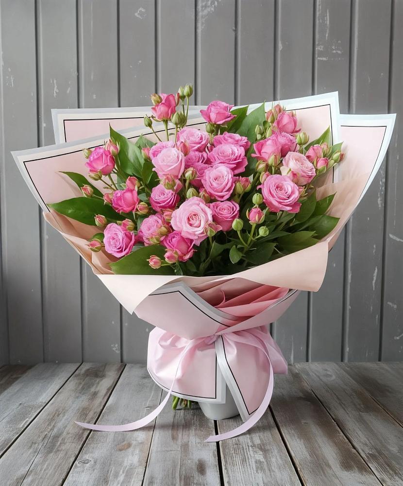 Букет Розовый кустик в Новомарковке