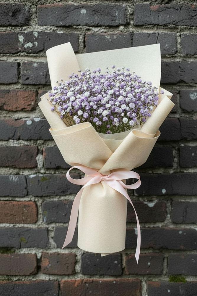 Букет цветов из: Гипсофила в Новомарковке