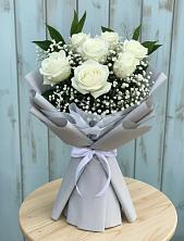 Букет цветов из:  Розы в Новомарковке