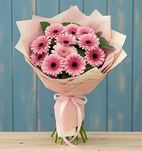 Букет цветов из:  Герберы в Новомарковке